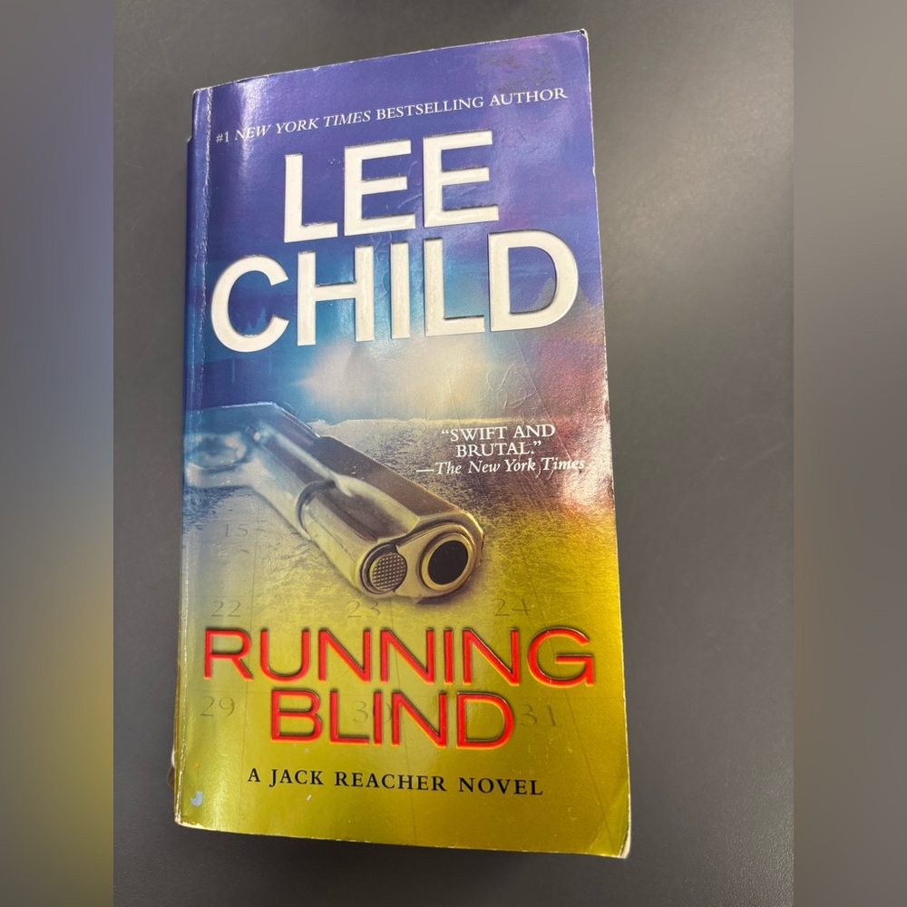 (3 for $20) Running Blind – Paperback by Lee Child